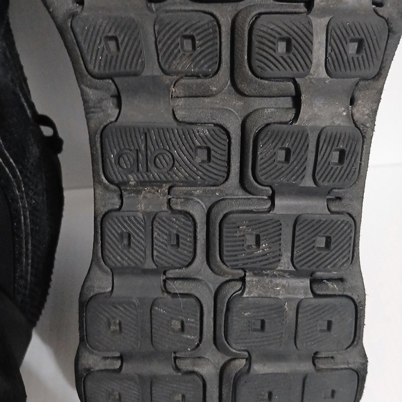 Alo Black Running Shoes Mens 11.5 Womens 13 Athletic Training Sneakers MSRP $195 - Picture 8 of 8